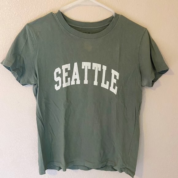 Seattle Cropped T-Shirt - Picture 1 of 2